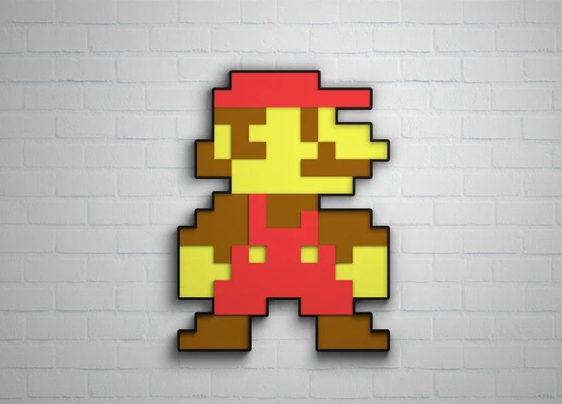 Mario 34. Дерево из Марио.