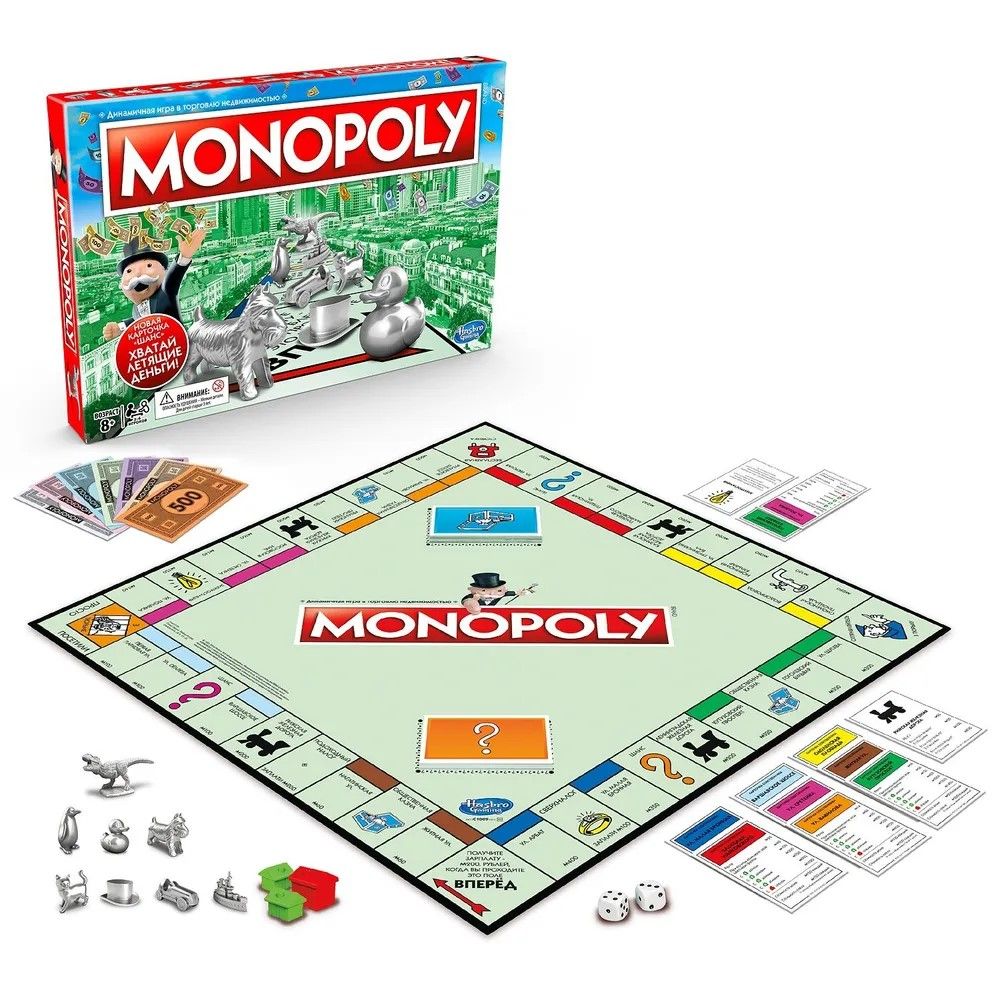 Монополия бизнес отзывы. Монополия классика Monopoly c1009. Настольная игра Monopoly классическая обновленная c1009. Монополия Хасбро. Монополия игра настольная разновидности