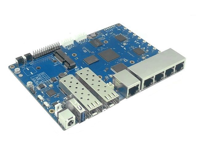 Микрокомпьютер Banana Pi R3 плата разработки сетевых приложений MT7986