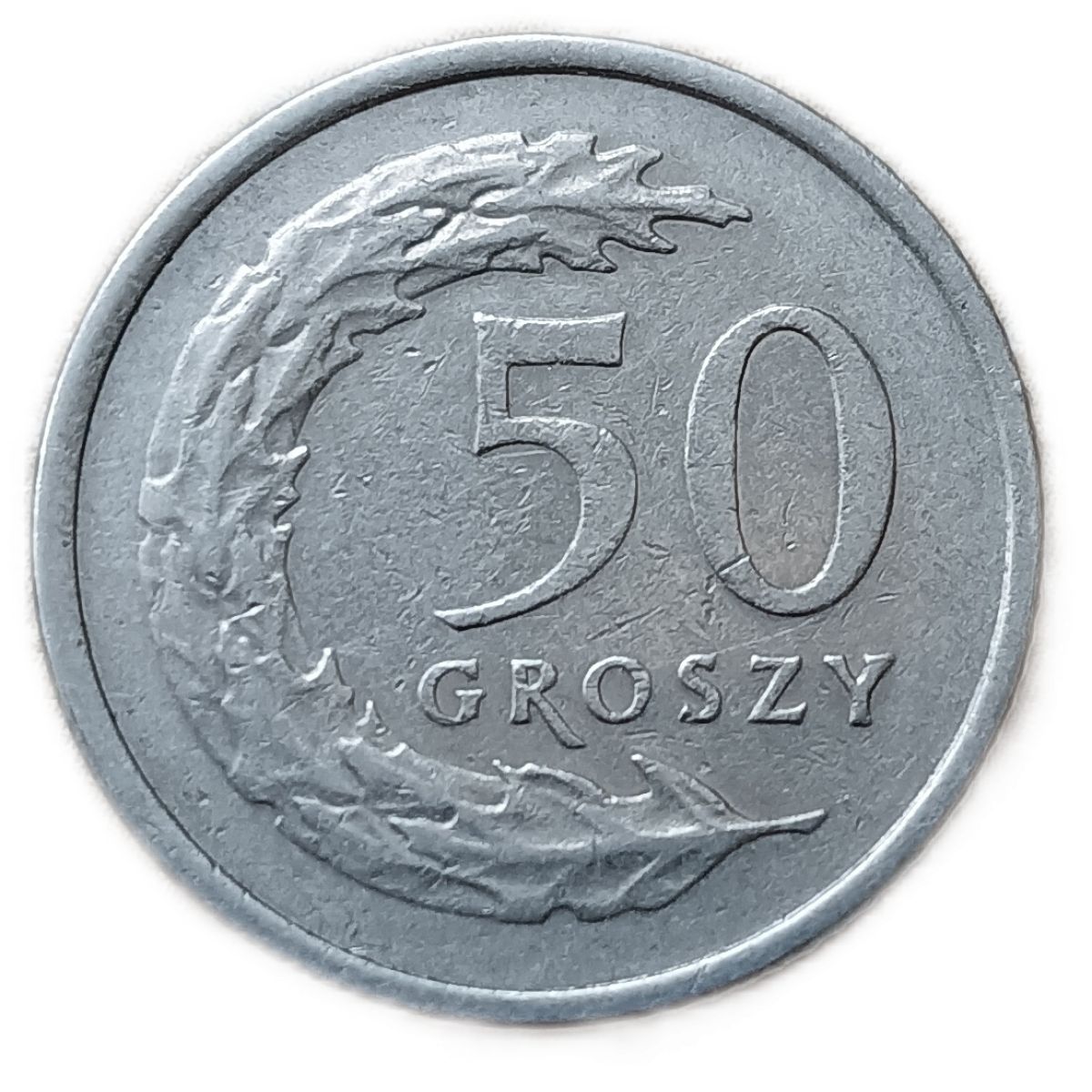 50 Groszy 1991. 10 Польских в рублях. 50 Польских с двух сторон.