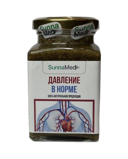 Паста лечебная с медом Sunna Med давление в норме 100% натуральная ...