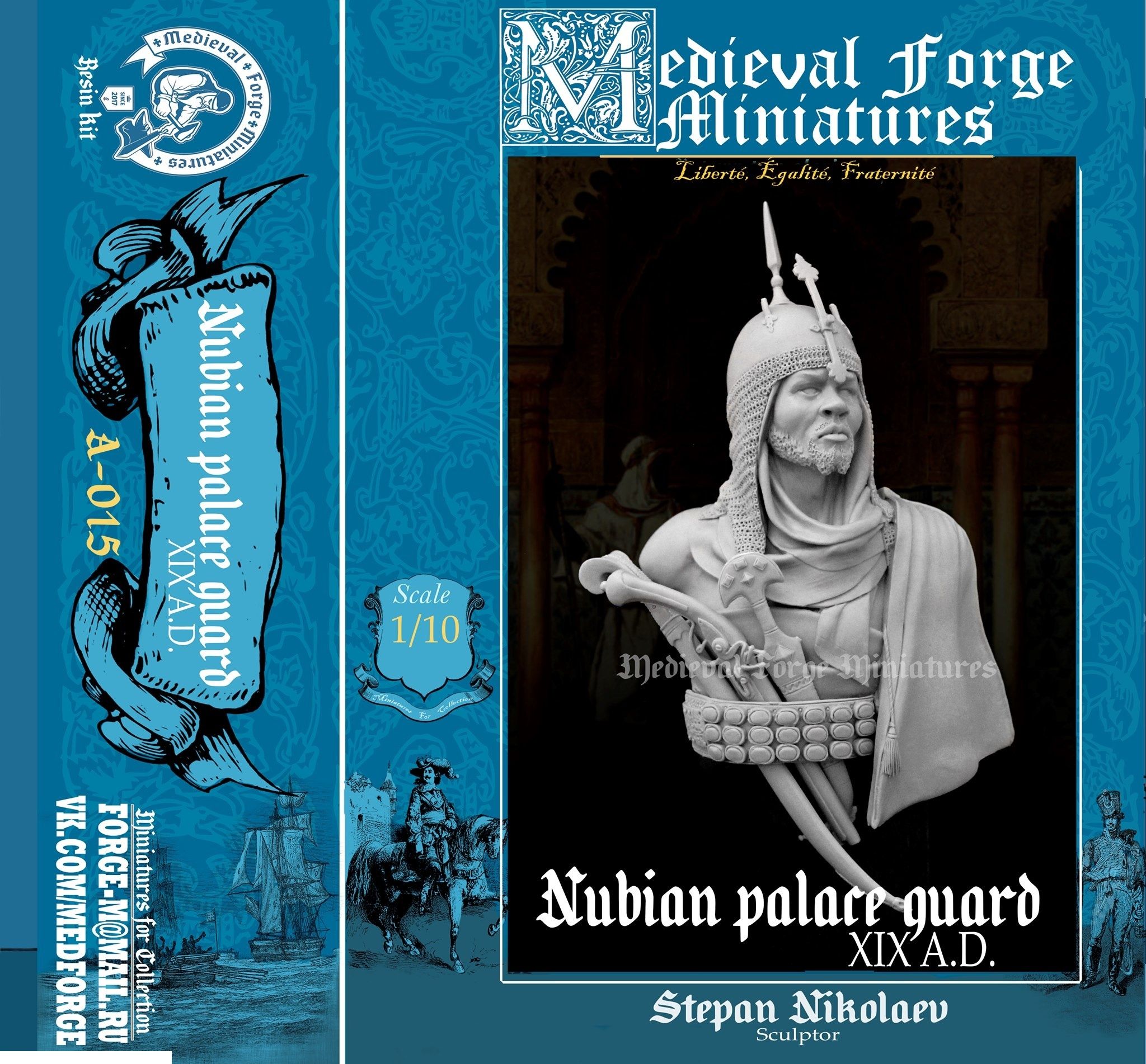 Medieval Forge Miniatures A-015 Фигура Nubian Palace Guard