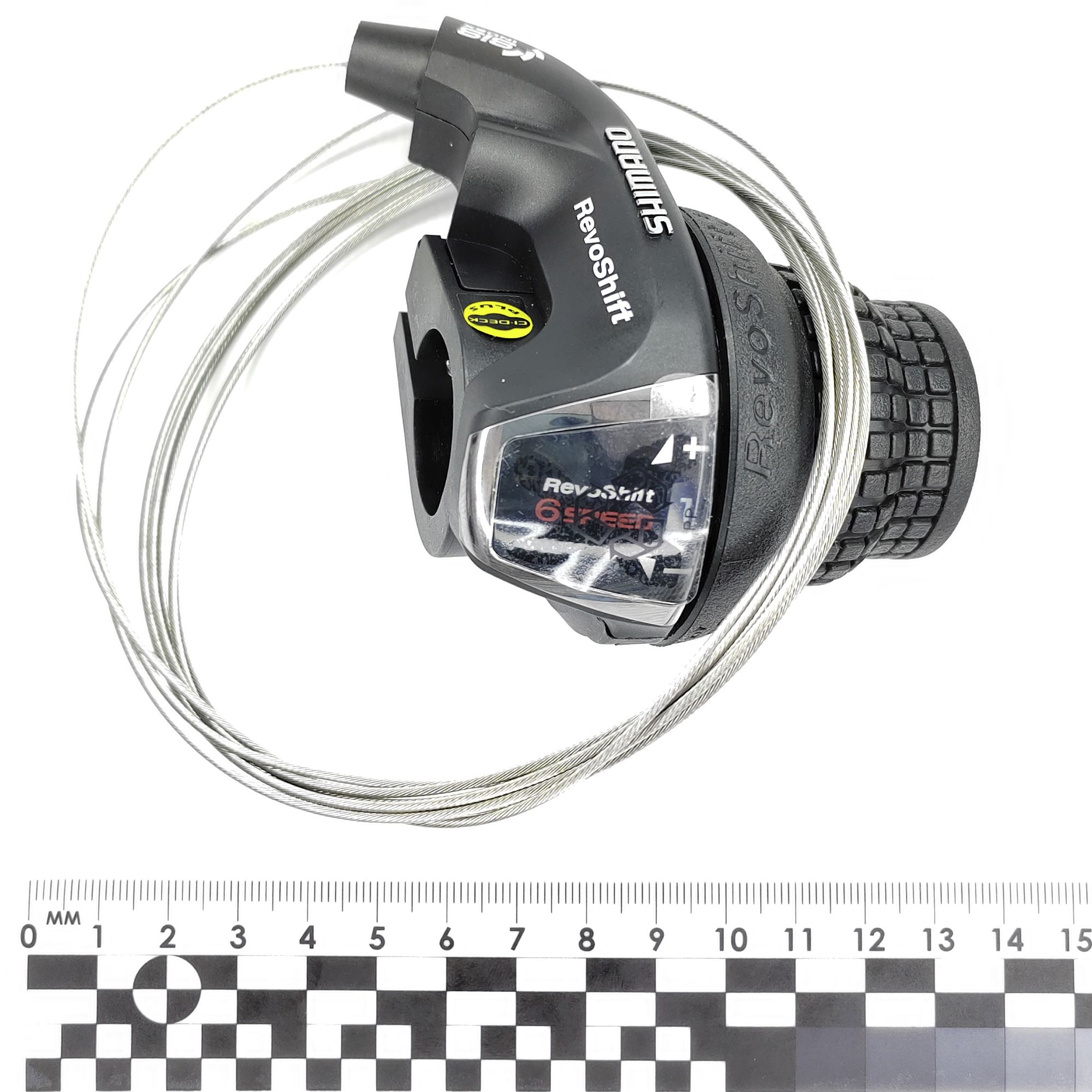 Shimano Шифтер SL-RS35, серия Tourney, 6 скоростей, под правую руку, трос 205 см, черный — Товары для велоспорта