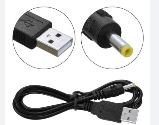 КабельзарядкимобильныхустройствDC4.0x1.7мм/USB2.0дляPSP1000,2000,3000,PSPe1000,FAT,Slim,Street