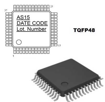 AS15-FTQFP-48(корпус7ммx7мм)микросхемагамма-корректор