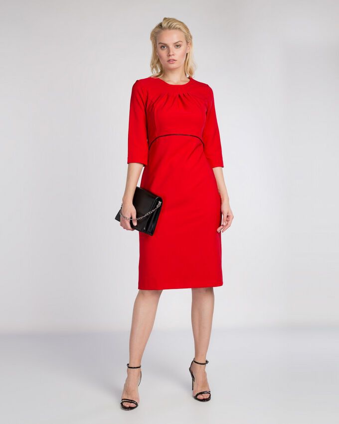 Платье INCITY, размер 48(170-96-102), красный