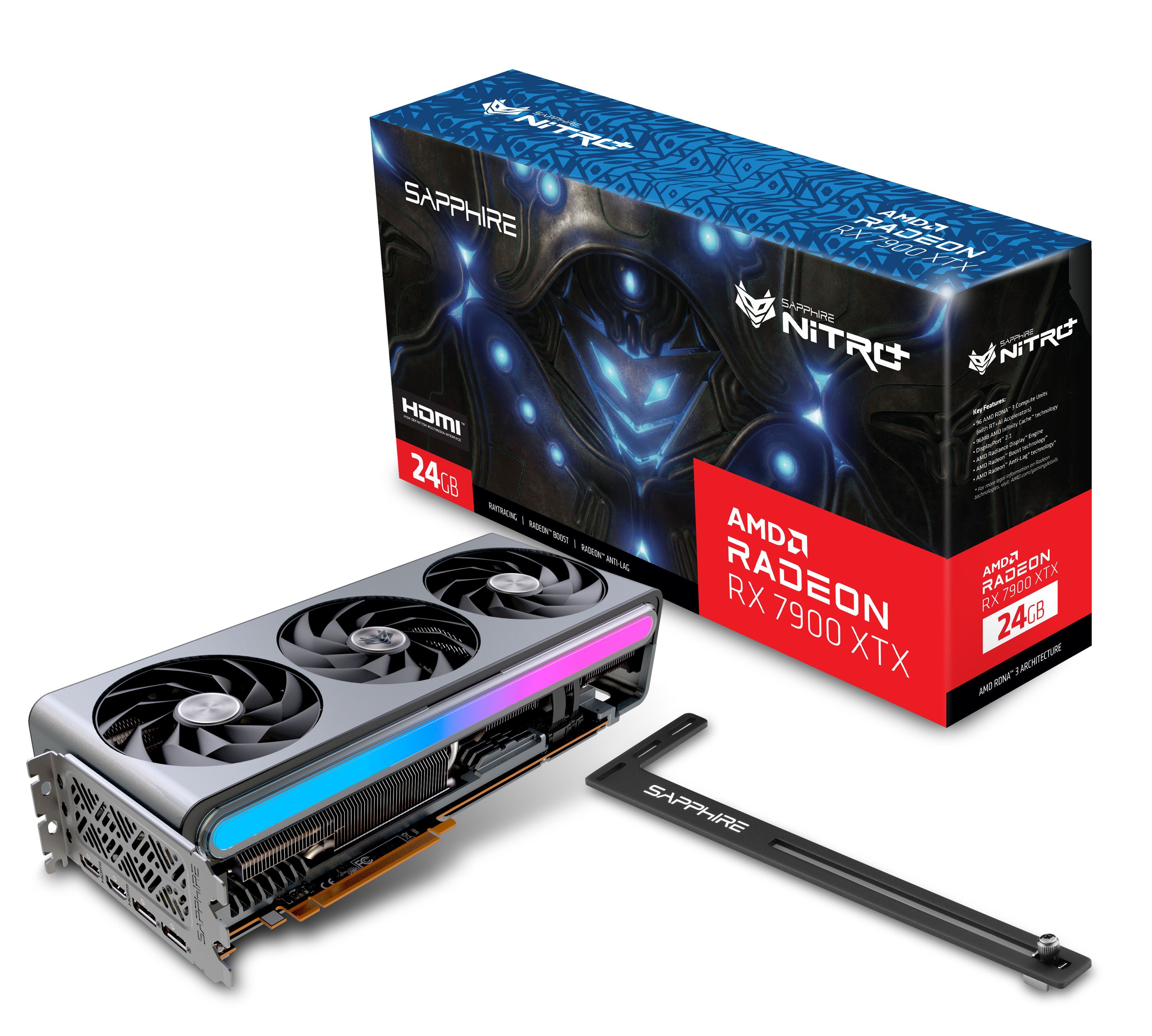 Видеокарта Sapphire Radeon RX 7900 XTX, 24 ГБ GDDR6 - купить по низким  ценам в интернет-магазине OZON (886298723)