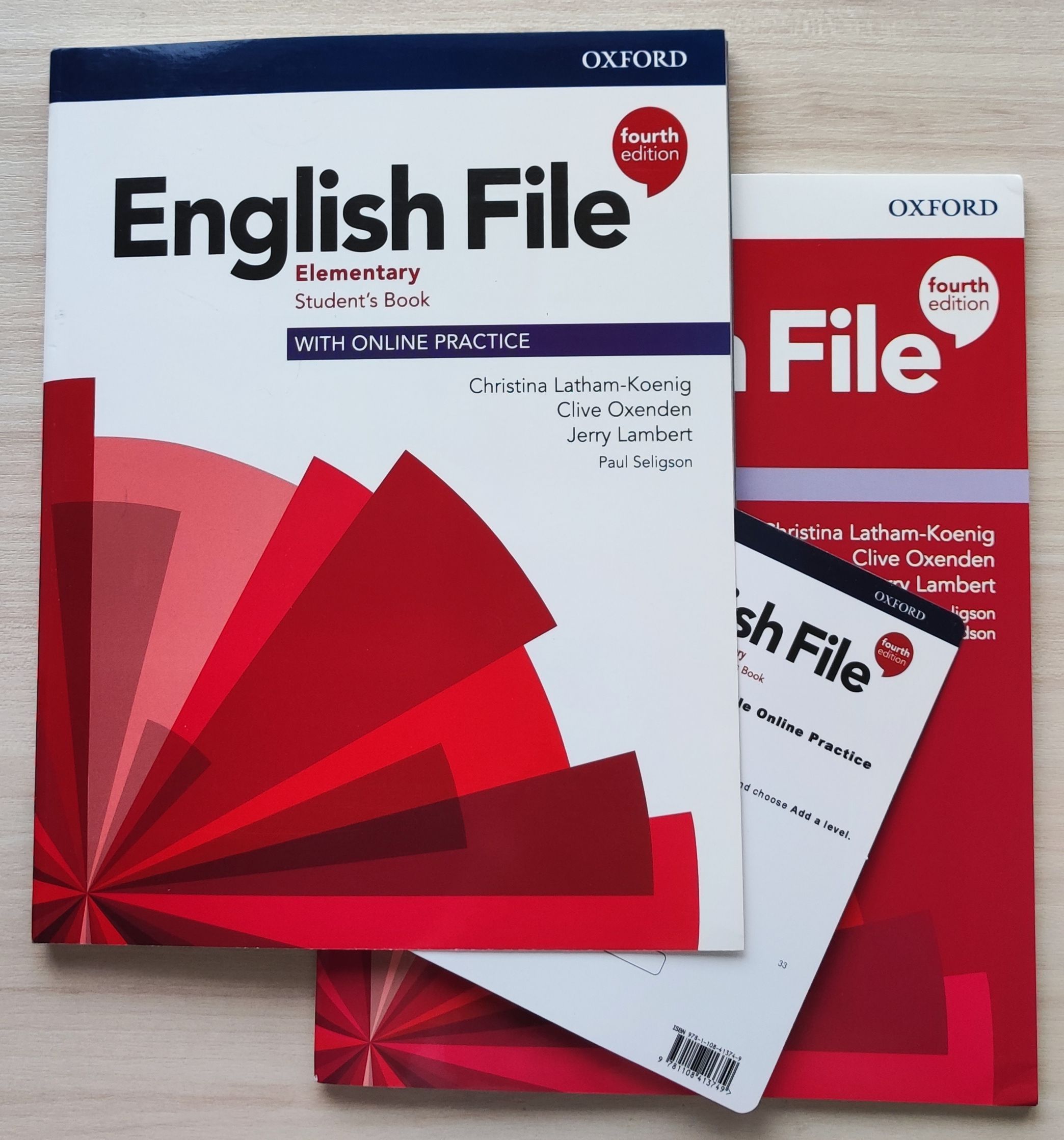 English File Elementary 4th edition+CODE, КОМПЛЕКТ учебник, рабочая  тетрадь, онлайн код