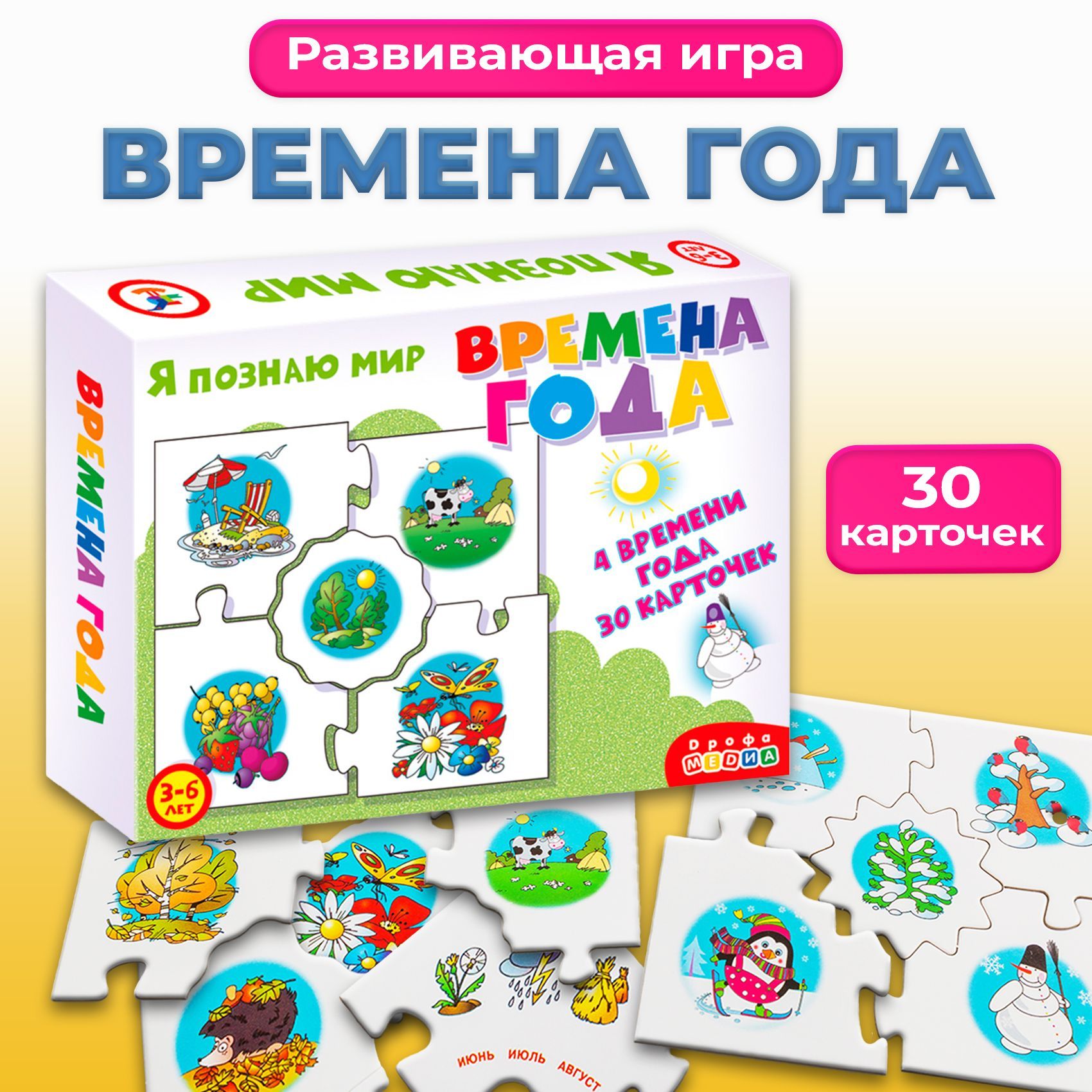 Развивающая игра Дрофа-Медиа Ассоциации. Времена года