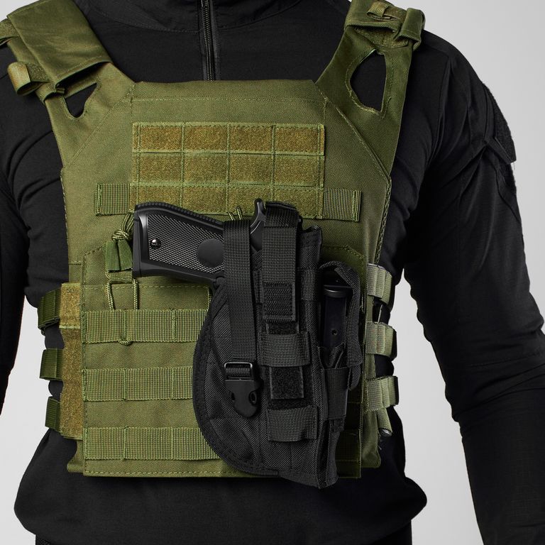 Тактическая кобура для пистолета с креплением Molle