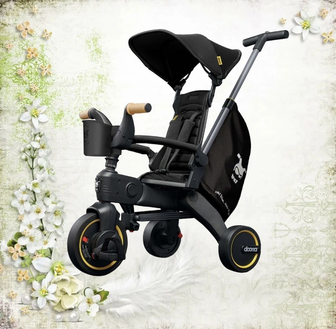 Велосипед трёхколесный Doona Liki Trike S5 Nitro Black