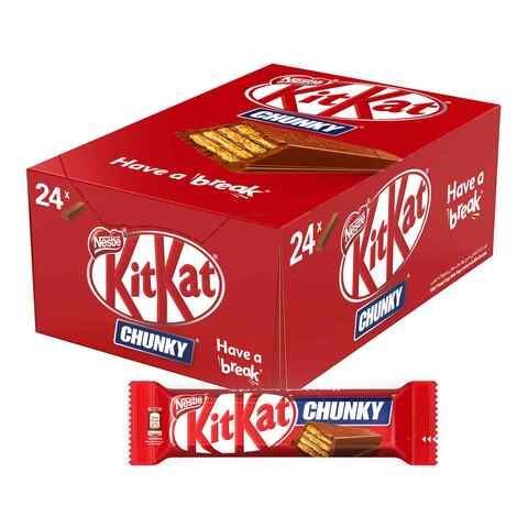 KitKat, Chunky, Хрустящяя вафля в шоколадe, 24 Шт x40г,