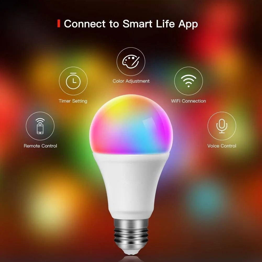 Умная лампочка е27. Smart Lamp led 9w a60. Лампочка Smart led Ambrella Light RGB. Smart Life светильник. RGB Bulb 7.5w.