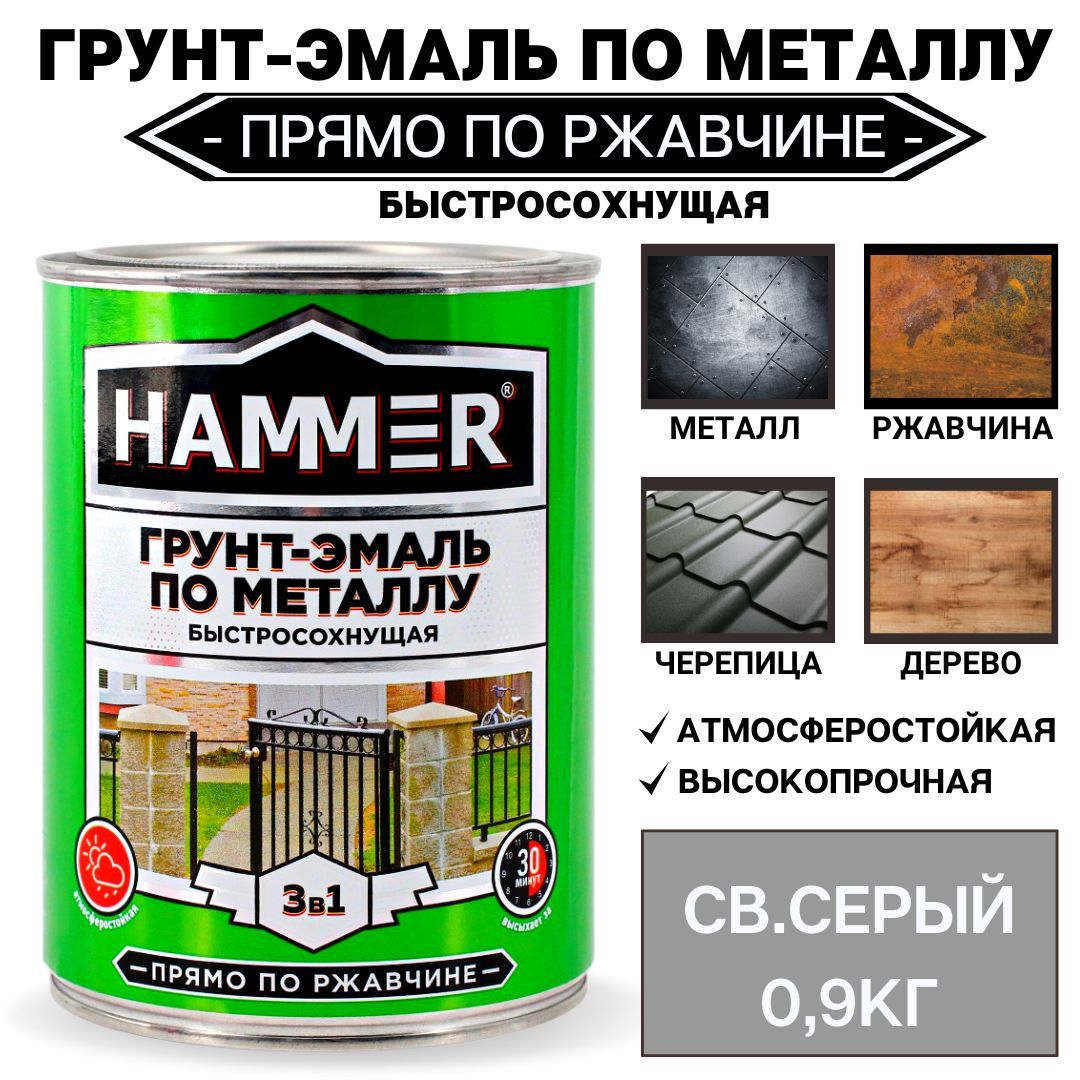 Грунт-ЭмальHammer3в1