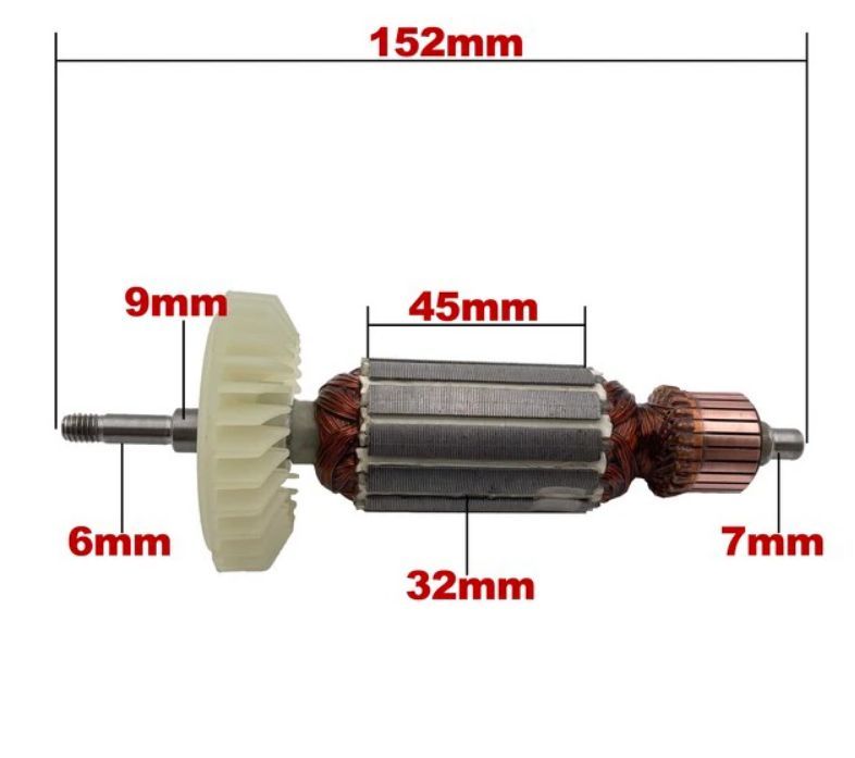 Якорь,подходитдляУШМMakitaHR9555C.(515619-7)