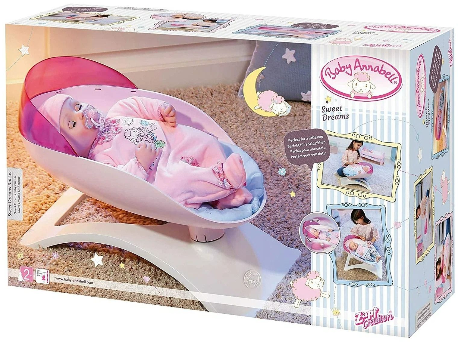 zapf creation кровать для куклы baby born 824 399