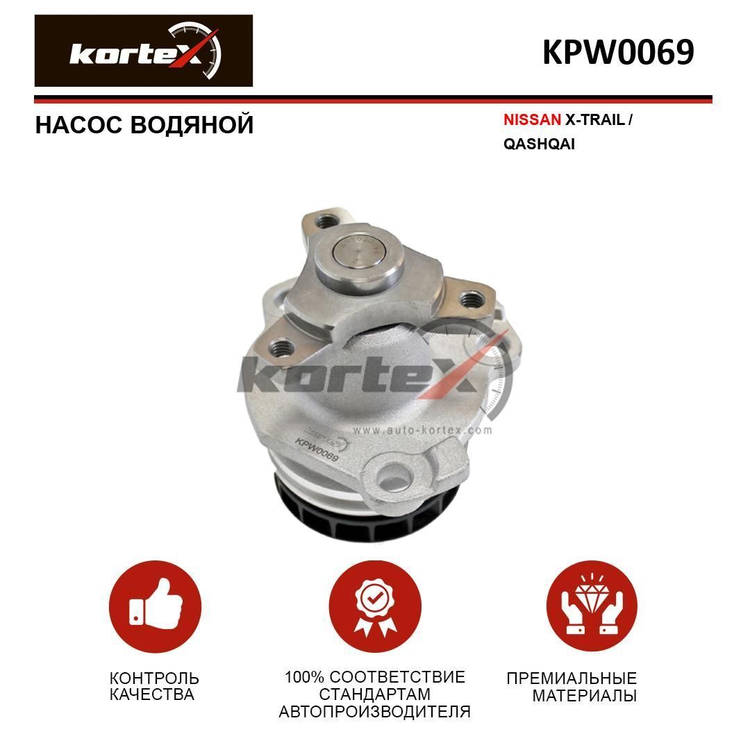 Насос водяной NISSAN X-TRAIL / QASHQAI - KORTEX арт. KPW0069 - купить по  выгодной цене в интернет-магазине OZON (344027330)