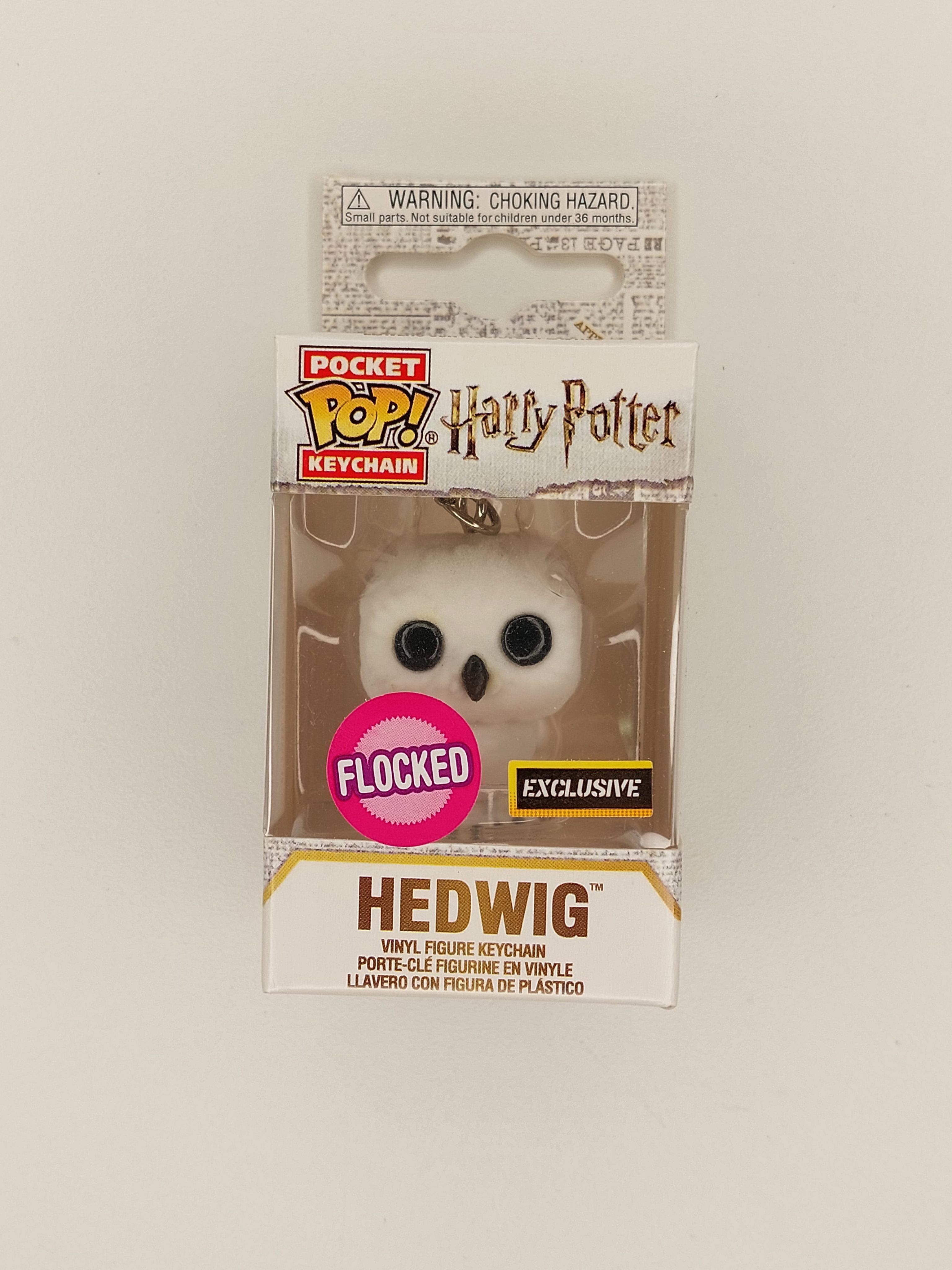 Букля брелок Hedwig flocked Keychain из фильма Гарри Поттер