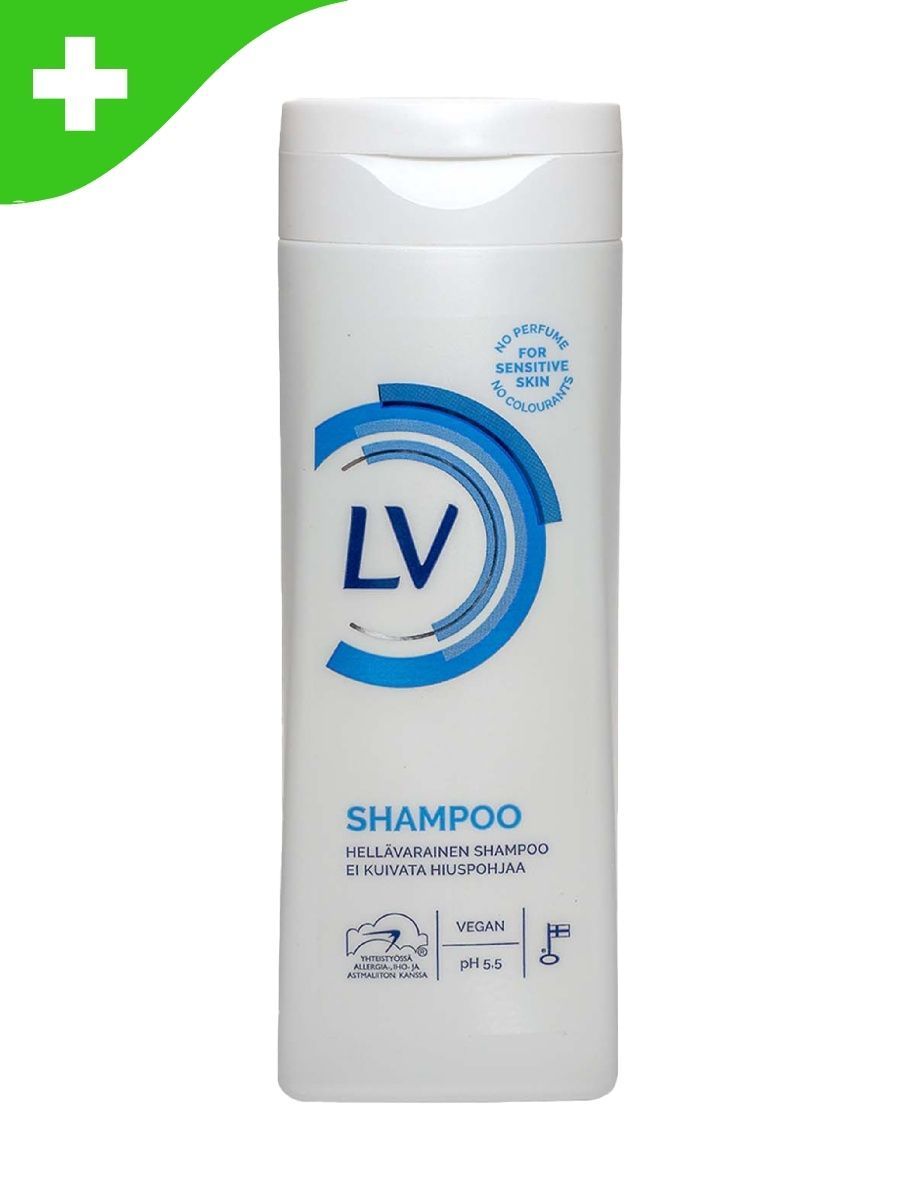 LV Shampoo. Шампунь для всех типов волос, 250 мл (Финляндия) — ку