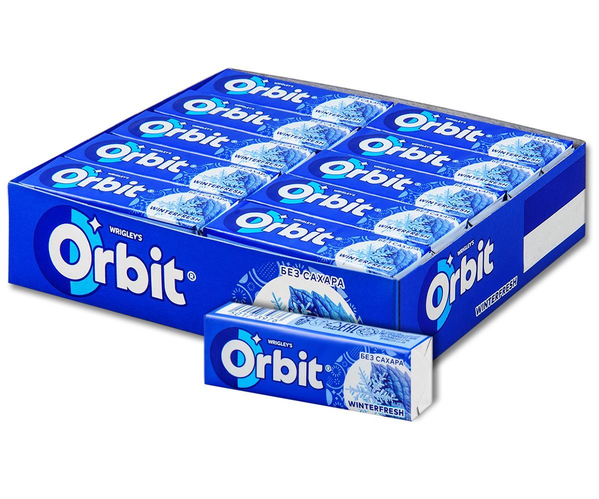 Орбит каталог товаров. Orbit Winterfresh. Winterfresh жвачка. Острая жвачка орбит. Орбит черника.