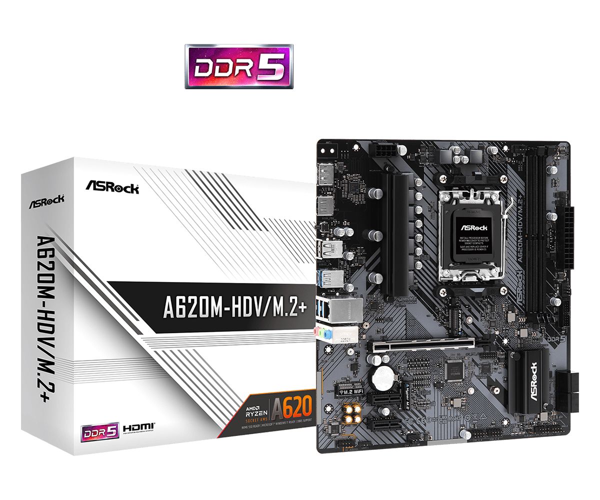 Материнская плата ASRock A620M-HDV/M.2+