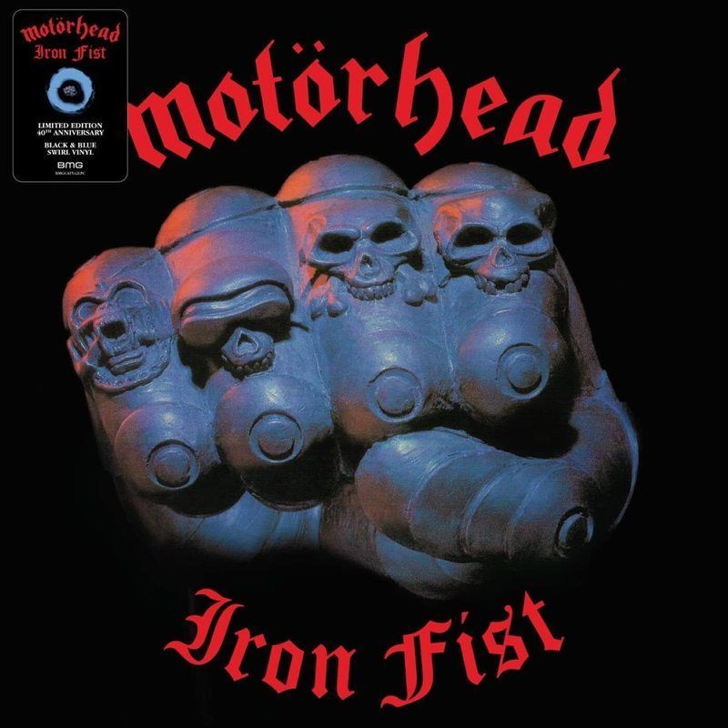 MOTORHEAD-IronFist(40thAnniversary),(LP,LimitedEdition,Blue&BlackSwirlVinyl)Виниловаяпластинка