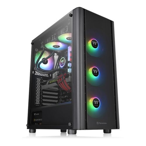 Thermaltake Компьютерный корпус V250 TG ARGB, черный (CA-1Q5-00M1WN-00)