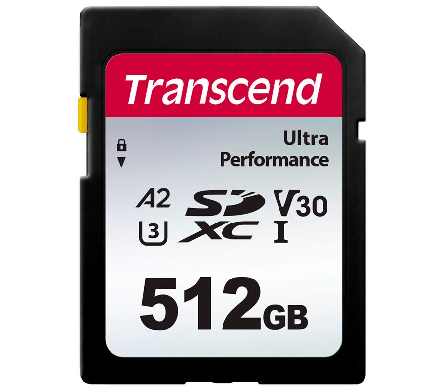 КартапамятиTranscendSDXC512GB340SUHS-IClassU3V30A2160/90Mb/s