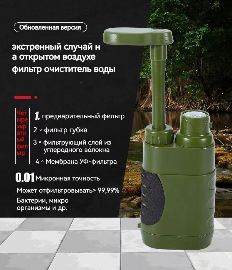 Очистка воды в полевых условиях. Фильтр индивидуальный для очистки воды ba-10 6'1. Средство для очистки воды полевые.