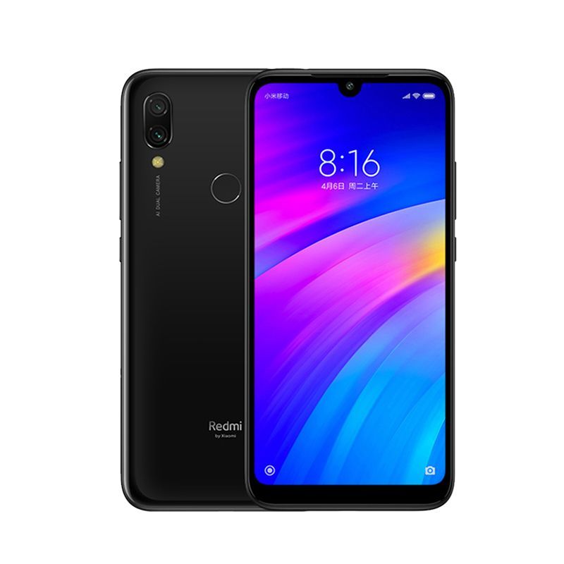 XiaomiСмартфонОригинальныйXiaomiredmi73гб32гб6.26экранAndroid9.04000mAhподарокчехолистекло3/32ГБ,черныйматовый