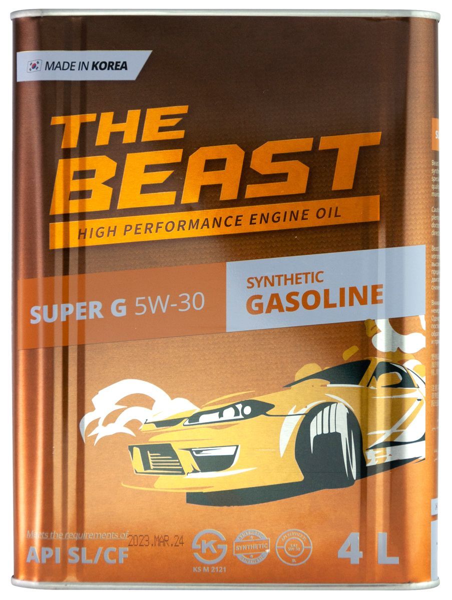 THEBEASTSUPERG5W-30Масломоторное,Синтетическое,4л