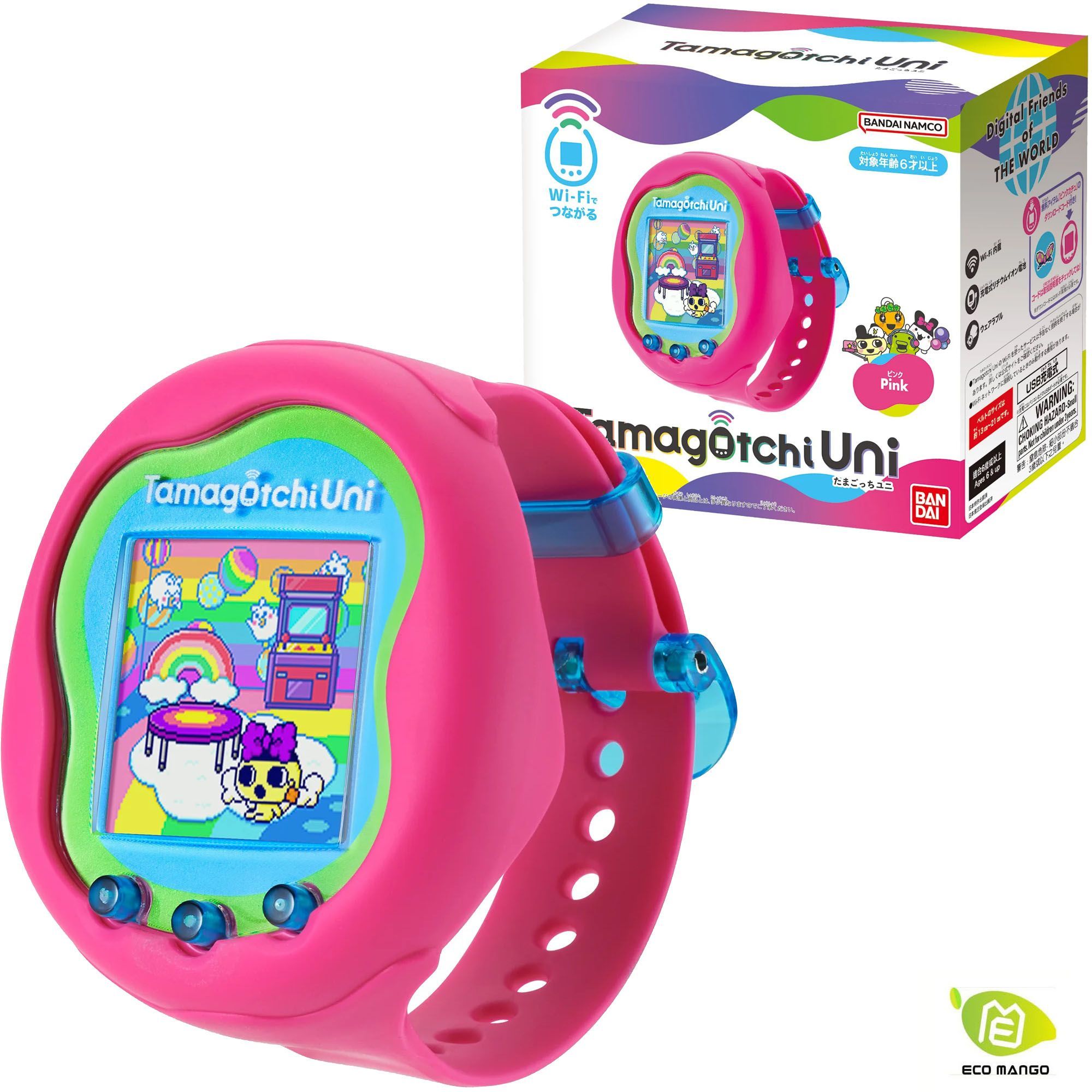 Bandai Tamagotchi Uni, Японская упаковка, розовый