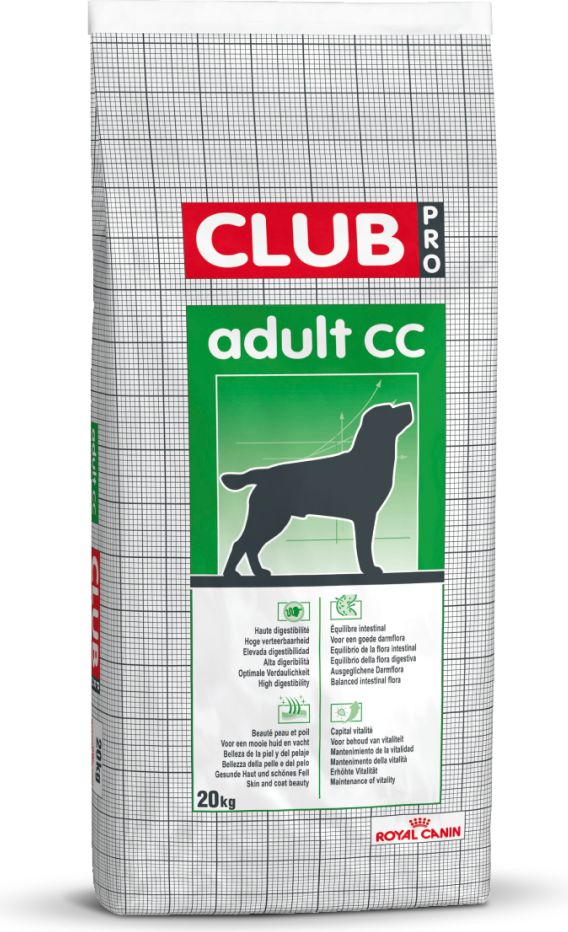 Корм сухой Royal Canin Club Adult Cc Pro для собак с умеренной активностью, 20 кг