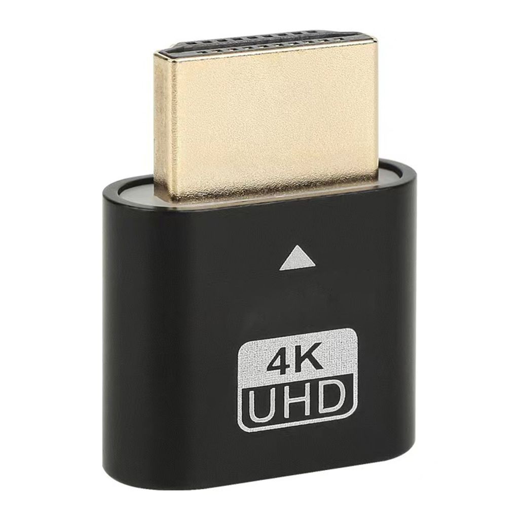 HDMI-совместимаязаглушкаDDCEDID,эмуляторадаптеравиртуальногодисплея,стопорнаяпластинавидеокартыдлягорнодобывающейпромышленности