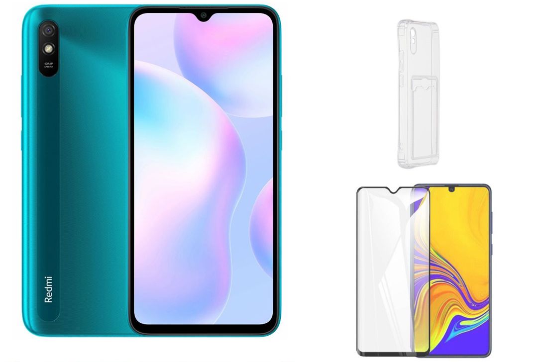 Xiaomi Смартфон Redmi 9A 2/32Gb Green New + комплект аксессуаров +  подарочный сертификат 2/32 ГБ, зеленый