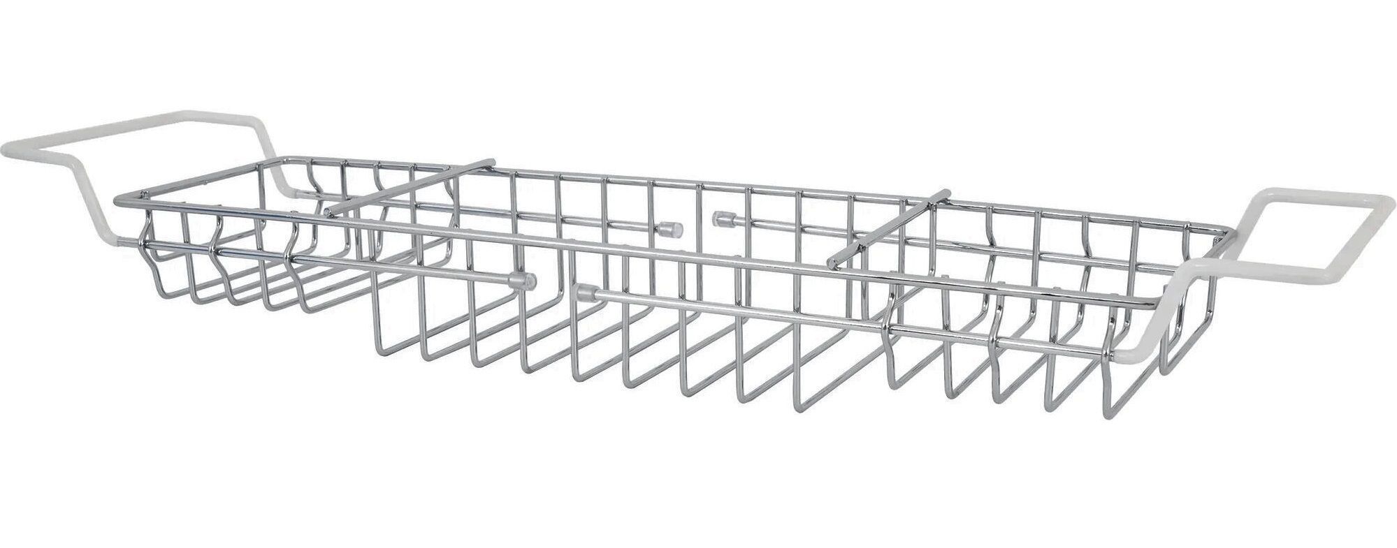 Полка для ванной swensa 1 ярусная прямая 40x11x7 см