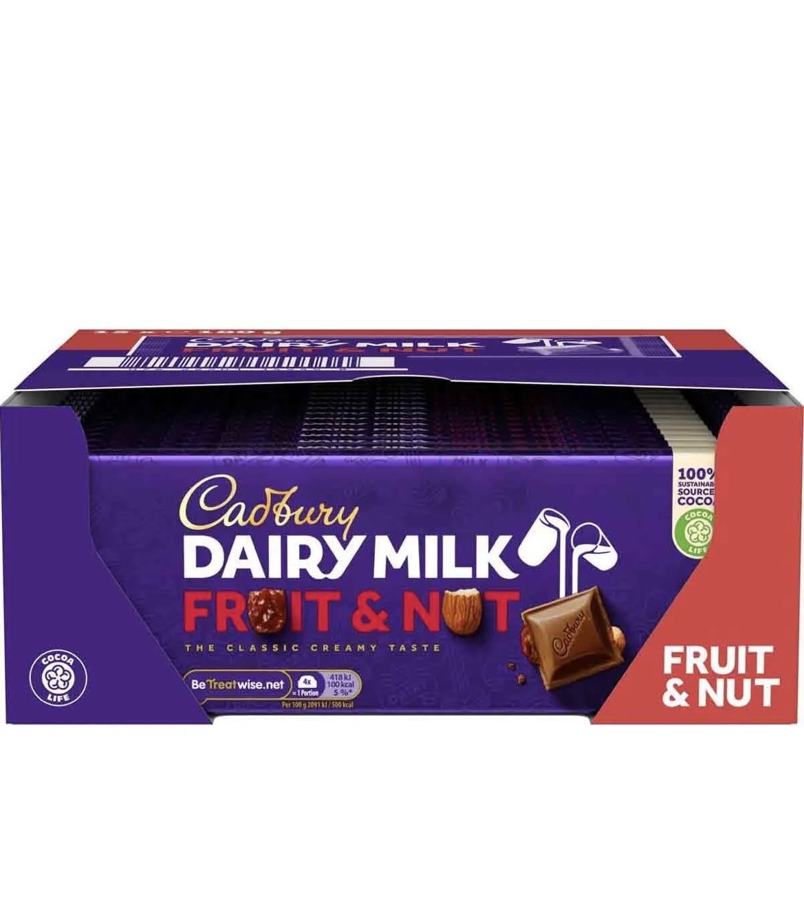 Cadbury Dairy Milk Fruit and nut