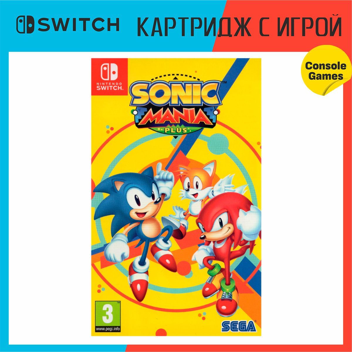 Игра Sonic Mania Plus (Nintendo Switch, Английская версия) купить по низкой  цене с доставкой в интернет-магазине OZON (1252465977)