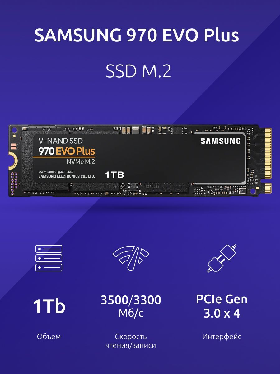 SsdНакопительSamsung970EvoPlus