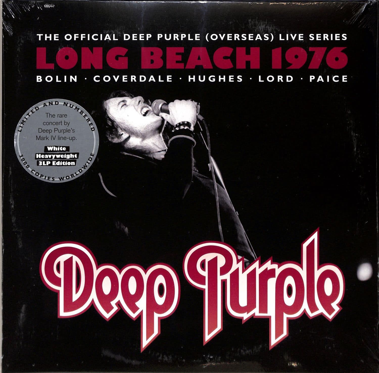 DeepPurple.LongBeach1976(LimitedEdition,Numbered,WhiteVinyl)(Germany,EarMusic,0216912EMU,2021)3LPвинил