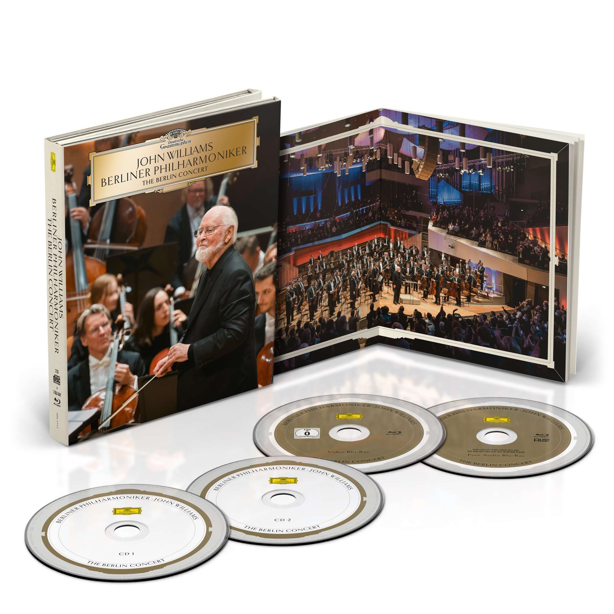 Audio CD John Williams - The Berlin Concert (limitierte Deluxe-Edition mit Blu-ray Video & Blu-ray Audio) (2 CD)