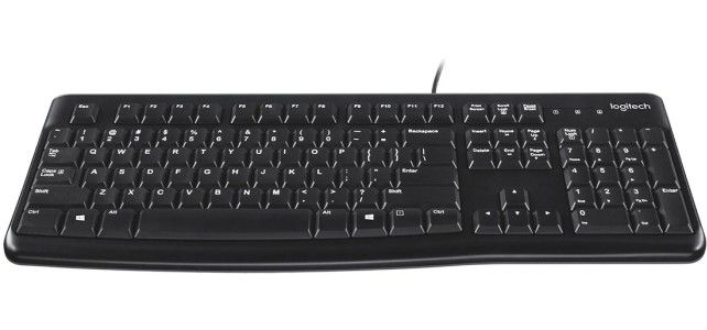 КлавиатураLogitechK120(forBusiness)ЛАТИНИЦА(безкириллицы)(арт.920-002583,M/N:Y-U0009)