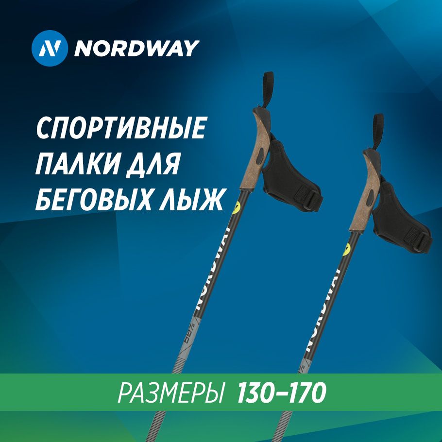 Лыжные палки Nordway RS HYBRID, 165см