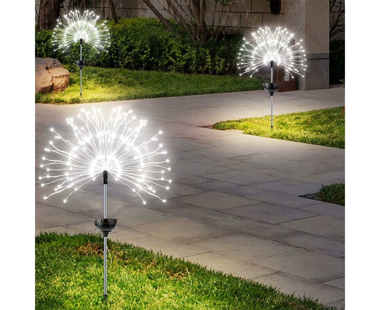 Лампа фейерверк. Фейерверк в саду. Solar Garden Lights Outdoor.
