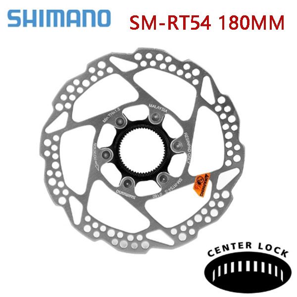 SHIMANOSMRT54Велосипедныйдисковыйтормозсцентральнымзамком,тормознойдиск180мм(1шт.)