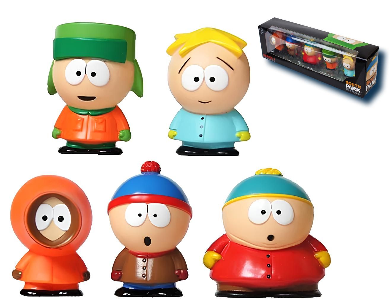 Набор фигурок Южный Парк / South Park: Кенни, Стэн, Эрик Картман, Кайл,  Баттерс 5шт (6см) - купить с доставкой по выгодным ценам в  интернет-магазине OZON (574369190)