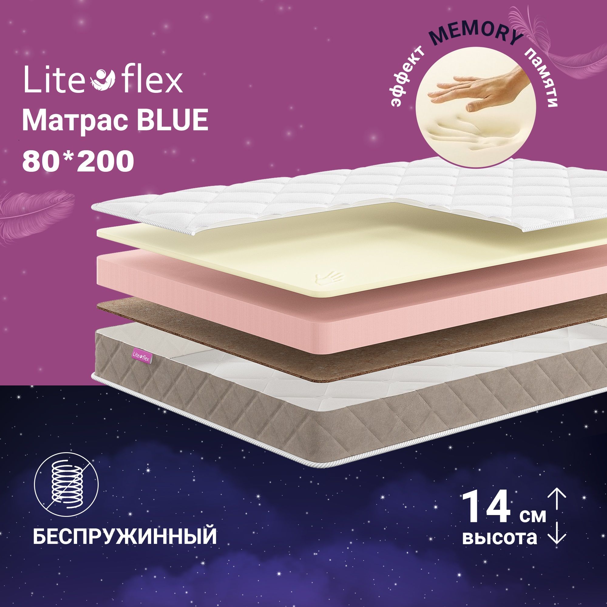 Анатомический матрас cloud flex plus