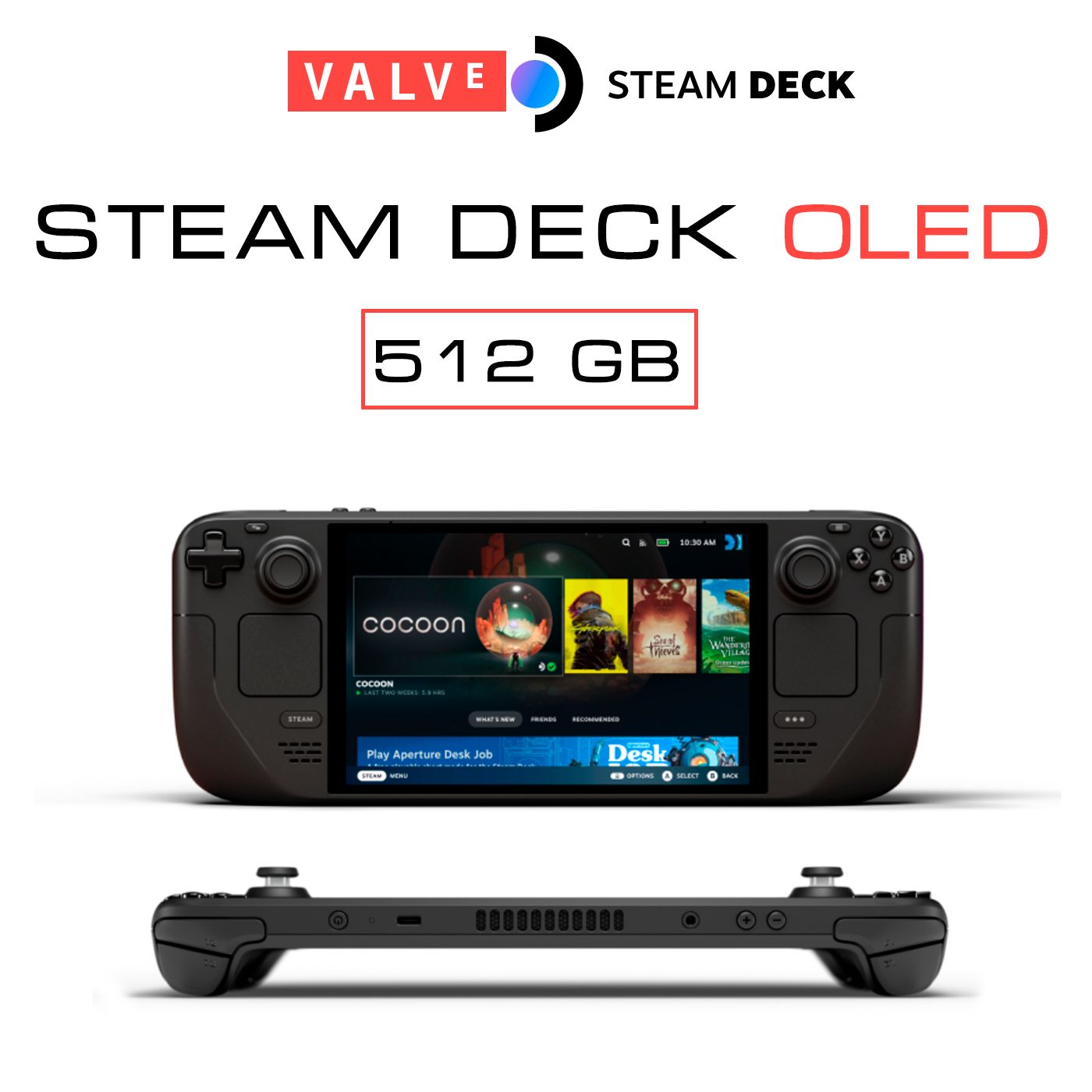 Игровая портативная приставка Valve Steam Deck OLED 512 Гб ограниченная  серия, 2023 год выпуска - купить с доставкой по выгодным ценам в  интернет-магазине OZON (1298272821)
