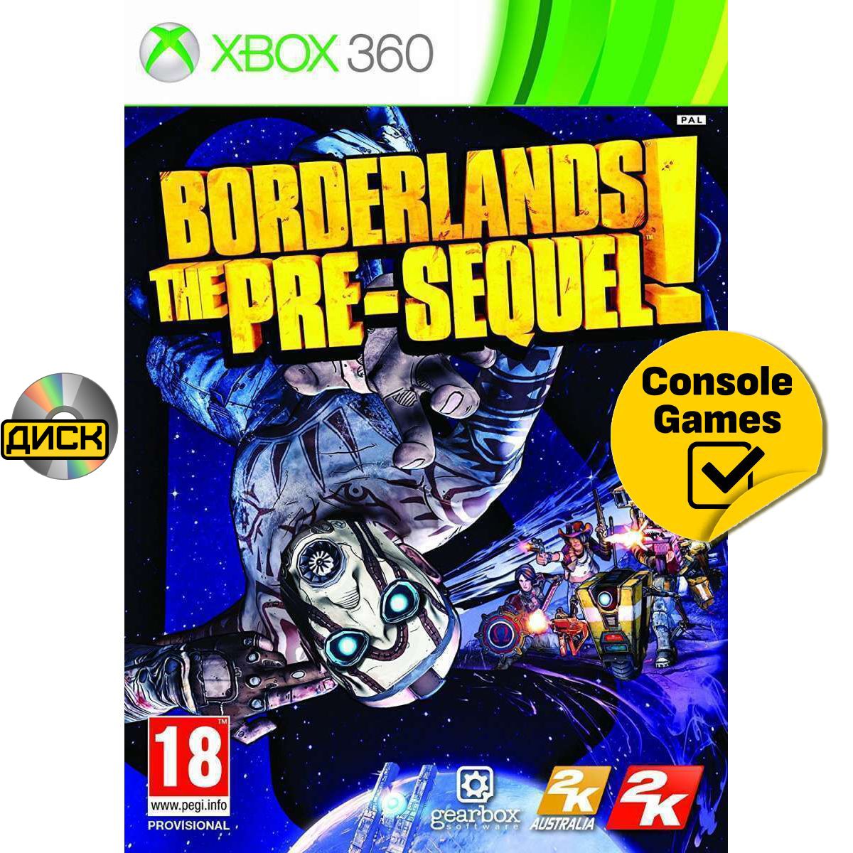 Xbox 360 Borderlands The Pre - Sequel ! Товар уцененный