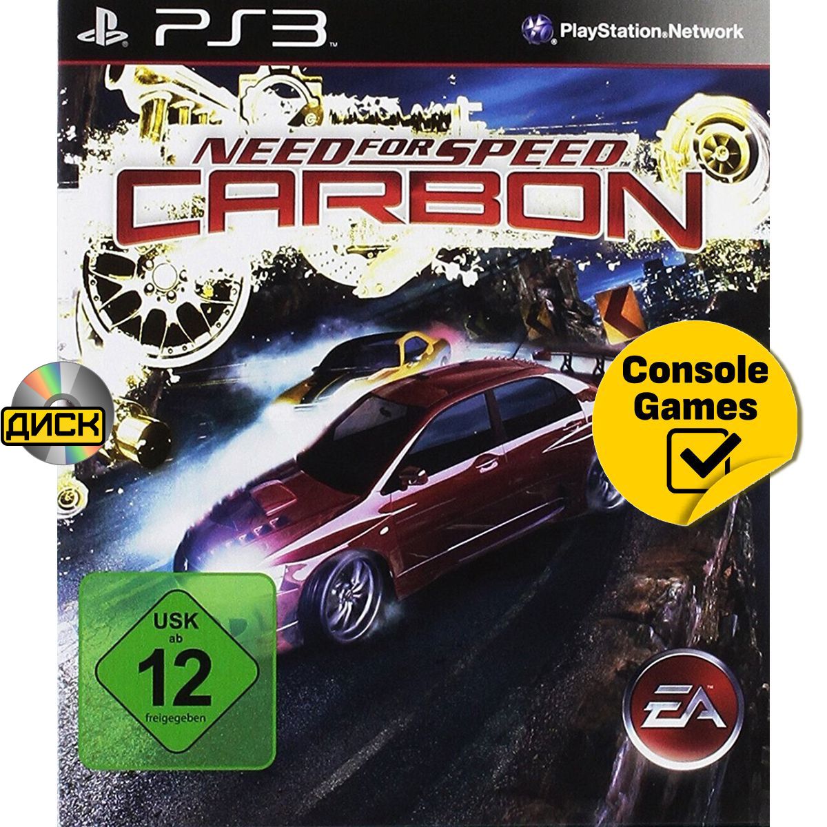 PS3 Need For Speed Carbon. Товар уцененный